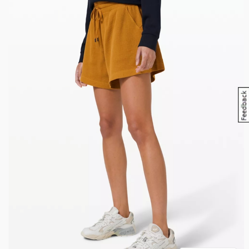 Lululemon high rise shorts waffle